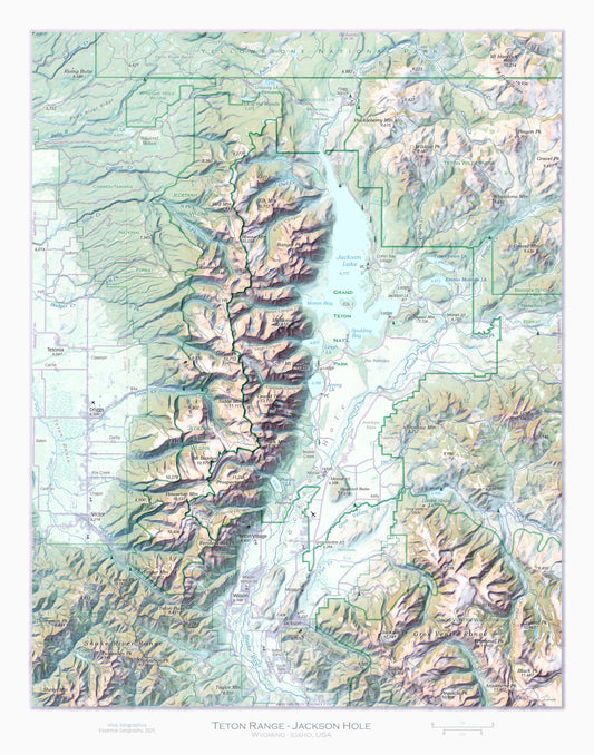 Teton Range, Jackson Hole and Grand Teton National Park