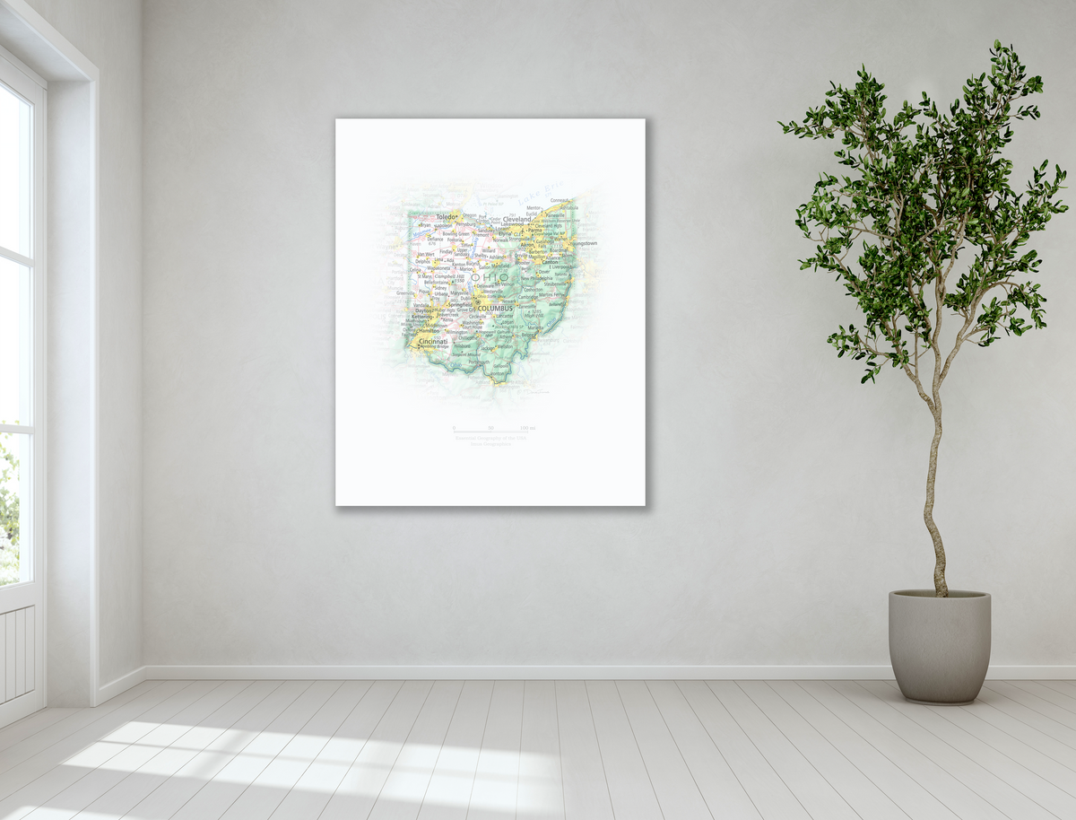 Ohio - Geographic Illustration