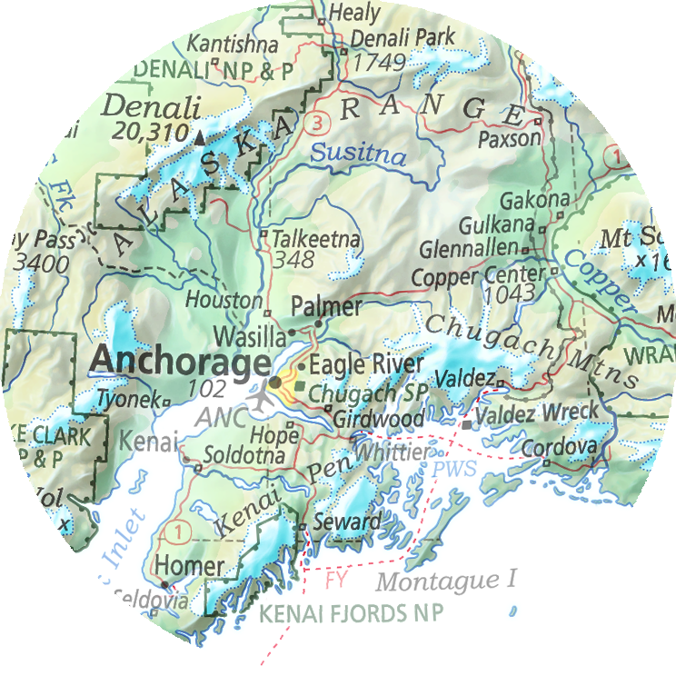 Alaska - Geographic Illustration