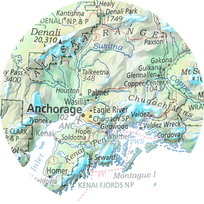 Alaska - Geographic Illustration