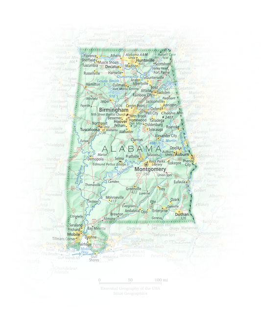 Geographic Portrait of Alabama