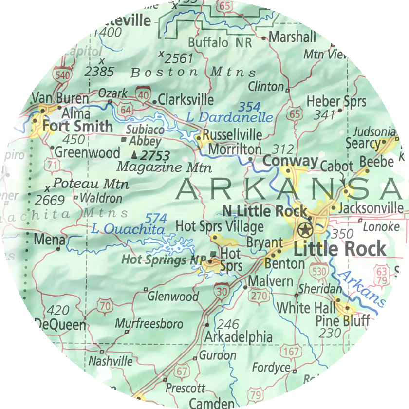 Geographic Portrait of Arkansas