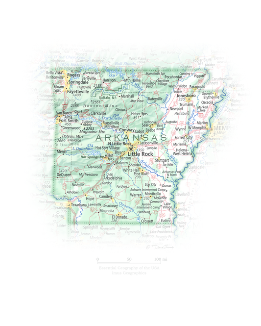 Geographic Portrait of Arkansas