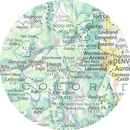 Colorado - Geographic Illustration