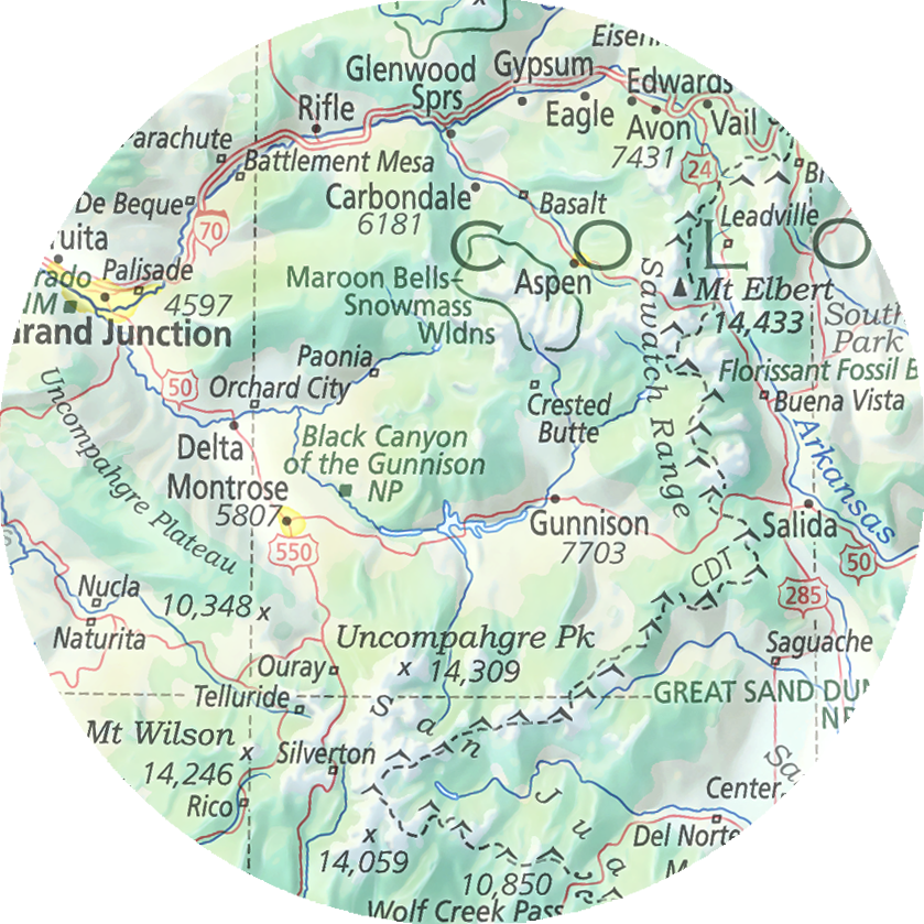 Colorado - Geographic Illustration