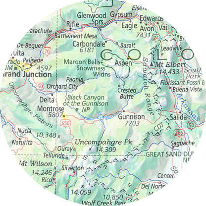 Colorado - Geographic Illustration
