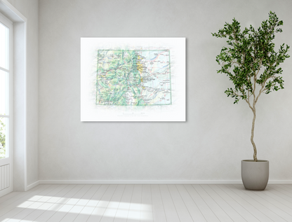 Colorado - Geographic Illustration