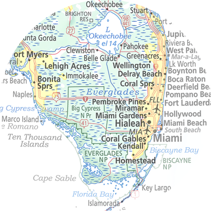 Florida - Geographic Illustration