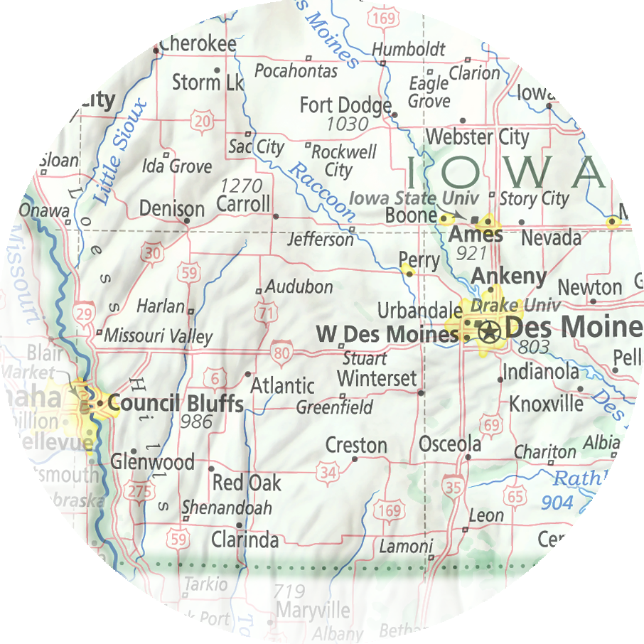 Geographic Portrait of Iowa
