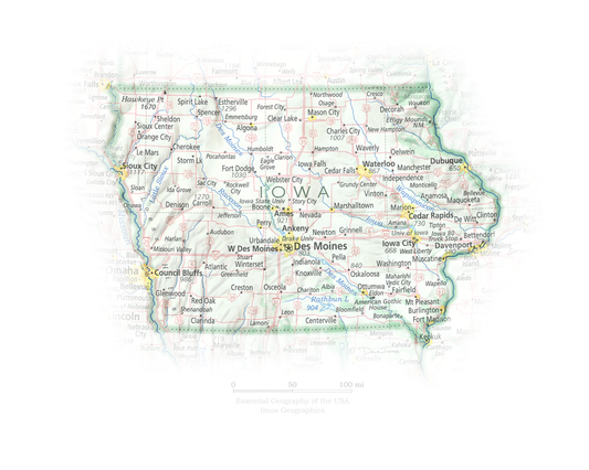 Geographic Portrait of Iowa