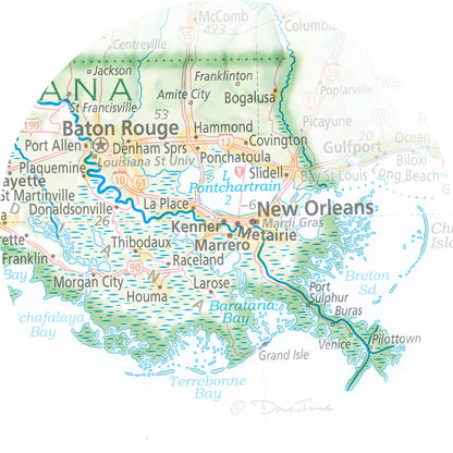 Portrait of Louisiana