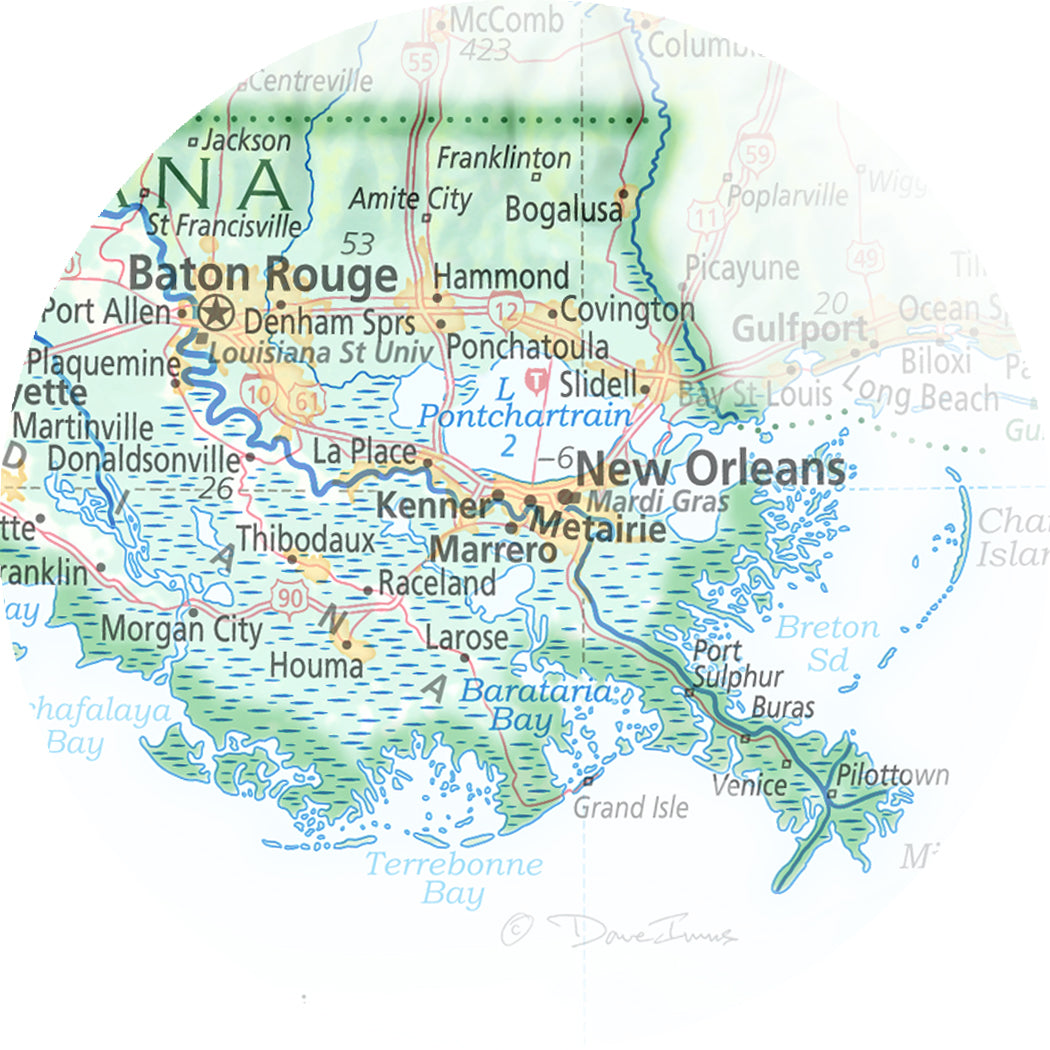 Portrait of Louisiana