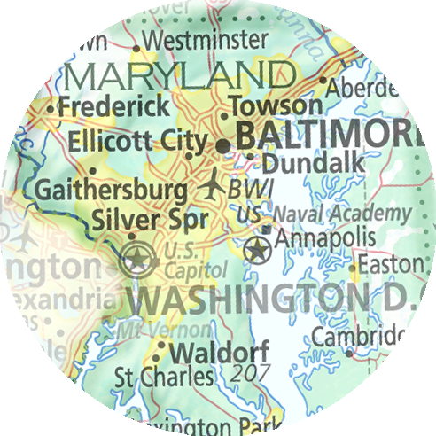 Maryland - Geographic Illustration
