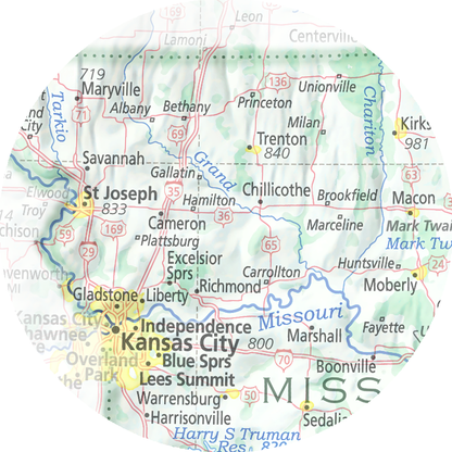 Missouri - Geographic Illustration