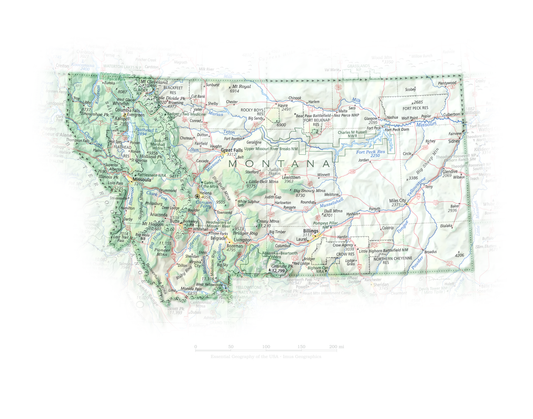 Geographic Portrait of Montana