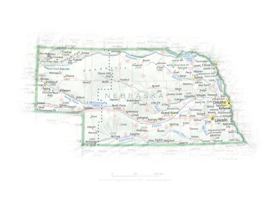 Geographic Portrait of Nebraska