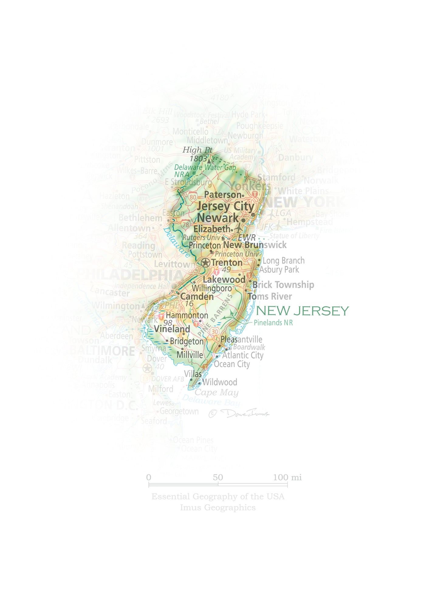 Portrait of New Jersey