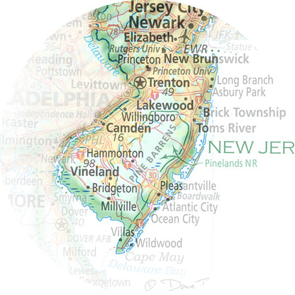 Portrait of New Jersey