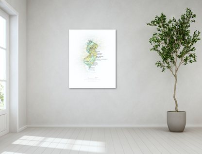 New Jersey - Geographic Illustration