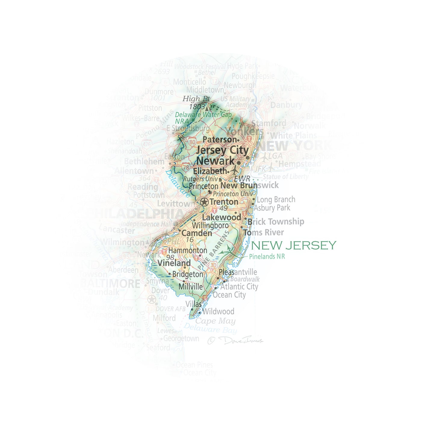 Portrait of New Jersey