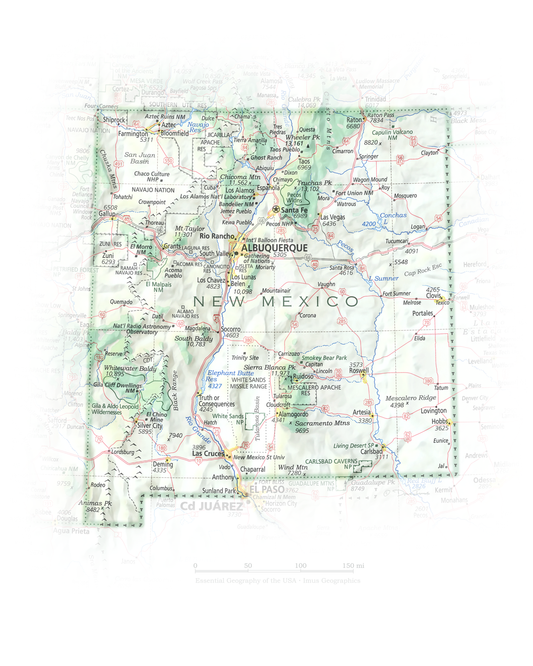 Geographic Portrait of New Mexico
