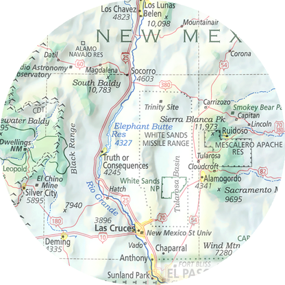 New Mexico - Geographic Illustration