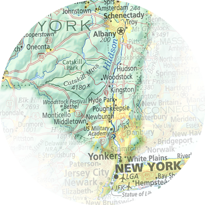 New York - Geographic Illustration