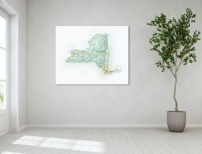 New York - Geographic Illustration