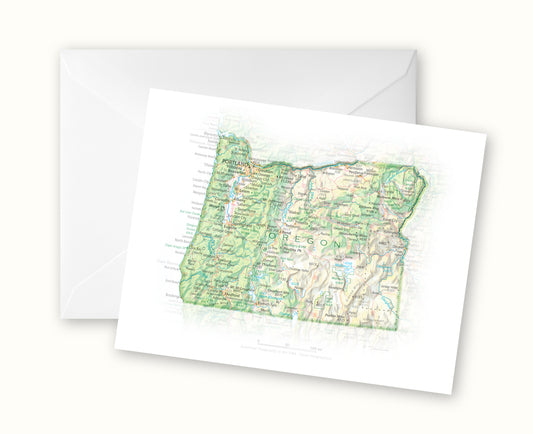 Oregon Note Cards