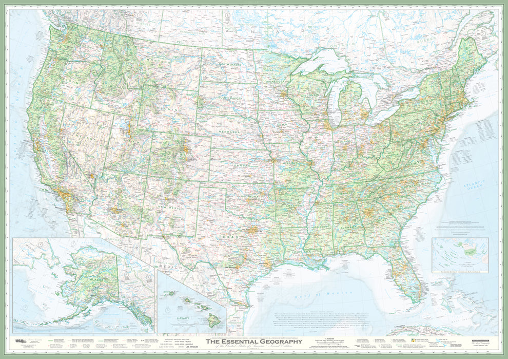 Geography Raphics Essential Geography of the United States of America – Imus Geographics