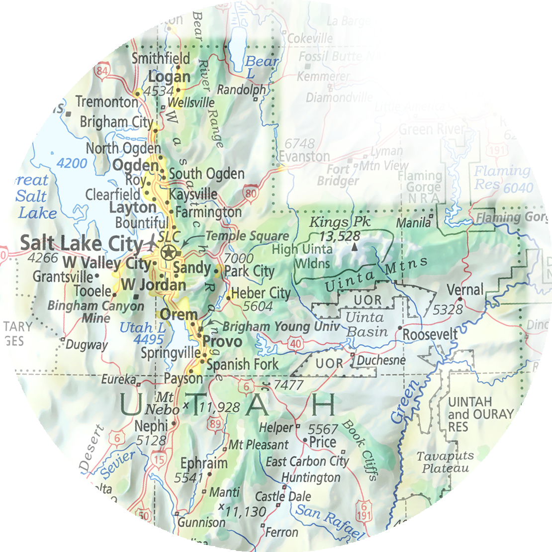 Utah - Geographic Illustration
