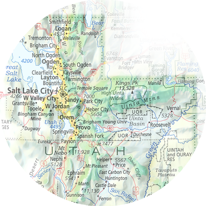 Utah - Geographic Illustration