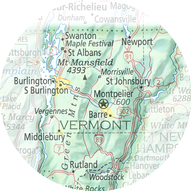 Vermont - Geographic Illustration
