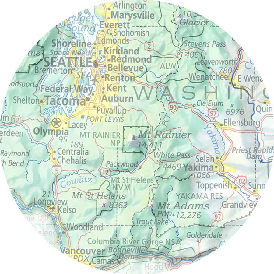 Washington - Geographic Illustration