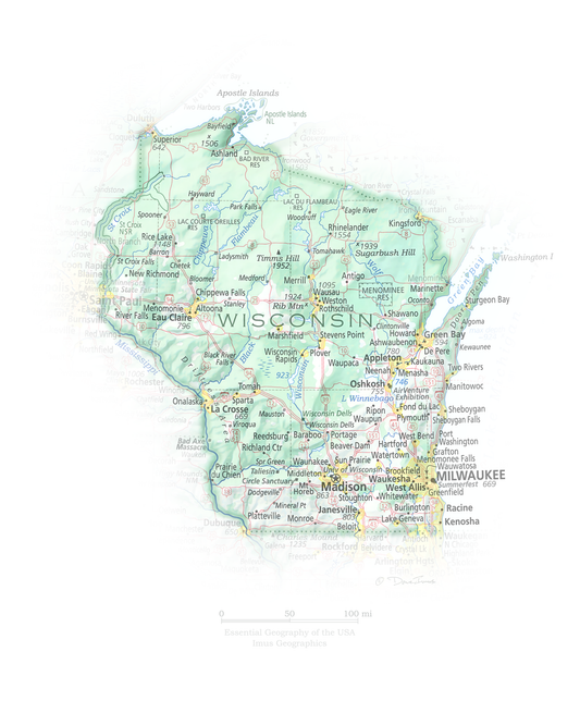 Geographic Portrait of Wisconsin